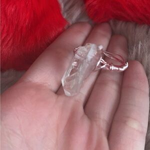 Crystal Wire-Wrapped Ring